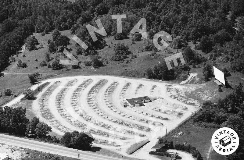 Greenville Drive-In Theatre - 1984 Photo From Vintage Aerials (newer photo)